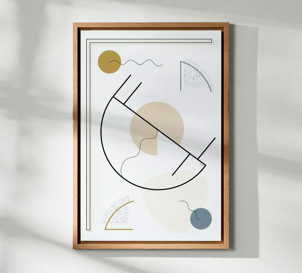 Geometric Shape Leinwand von Linda Gobeta