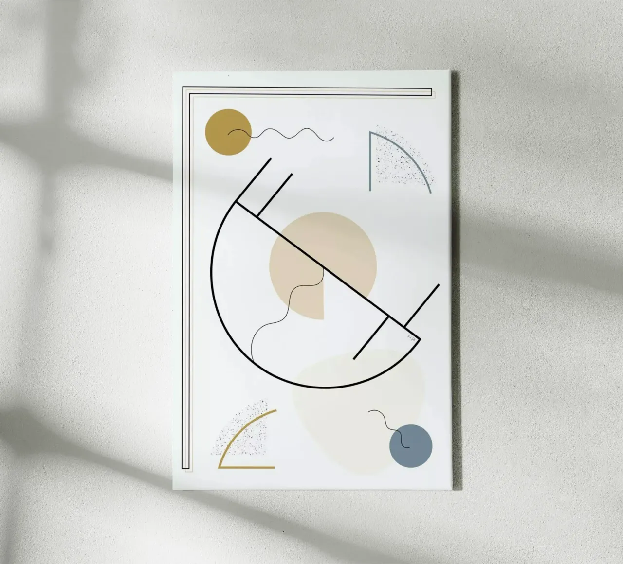 Geometric Shape Leinwand von Linda Gobeta