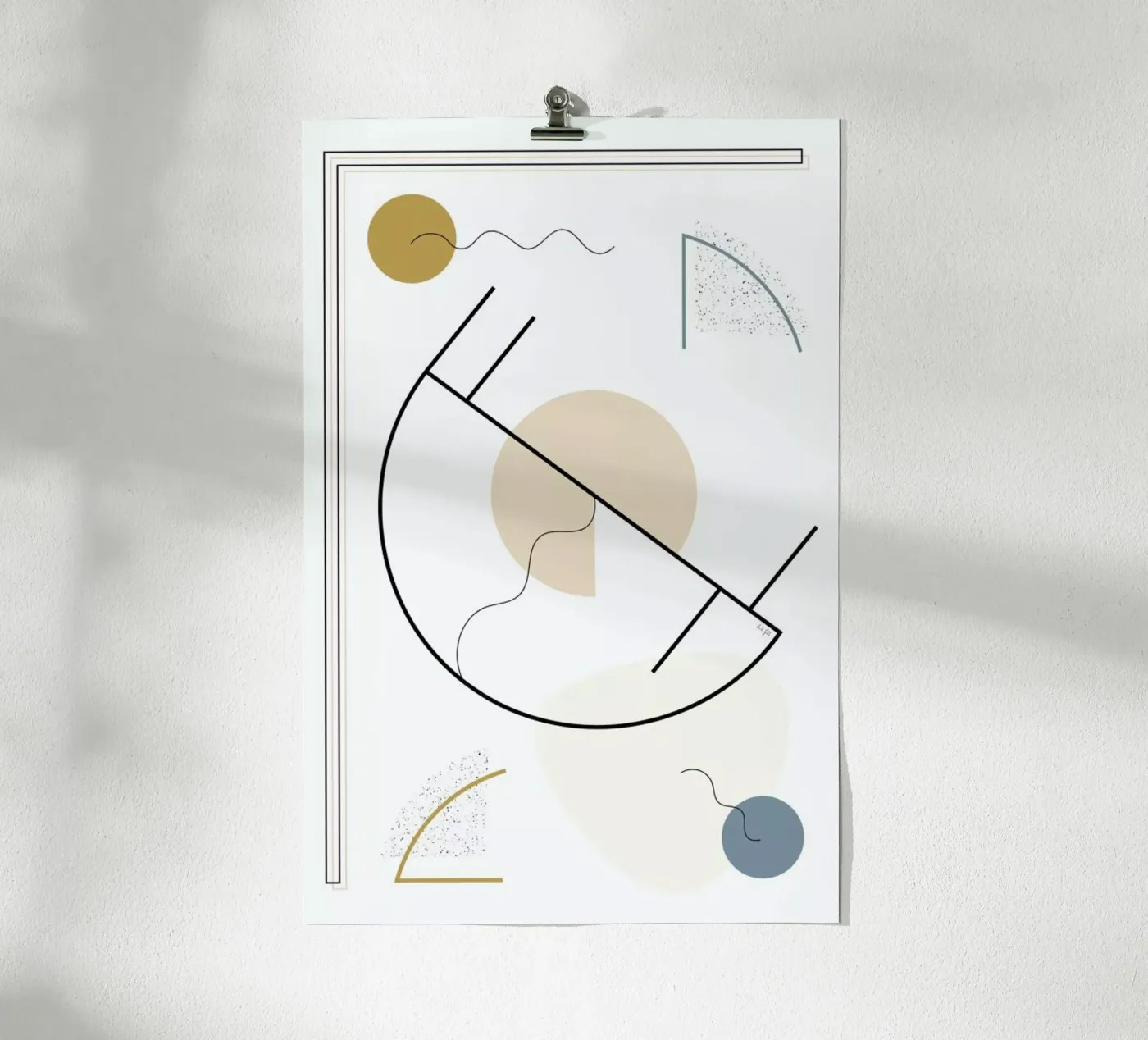Geometric Shape Poster von Linda Gobeta
