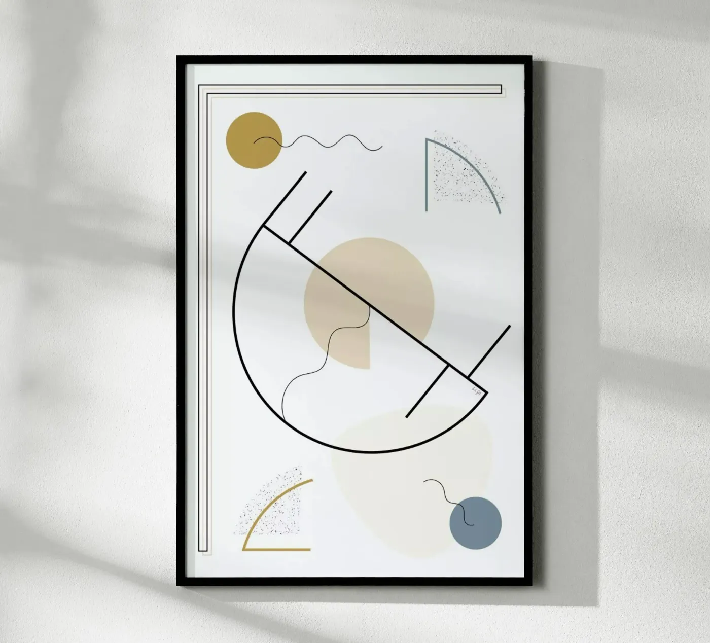 Geometric Shape Poster von Linda Gobeta