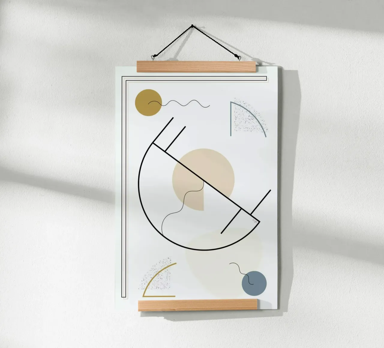 Geometric Shape carta hahnemühle da Linda Gobeta