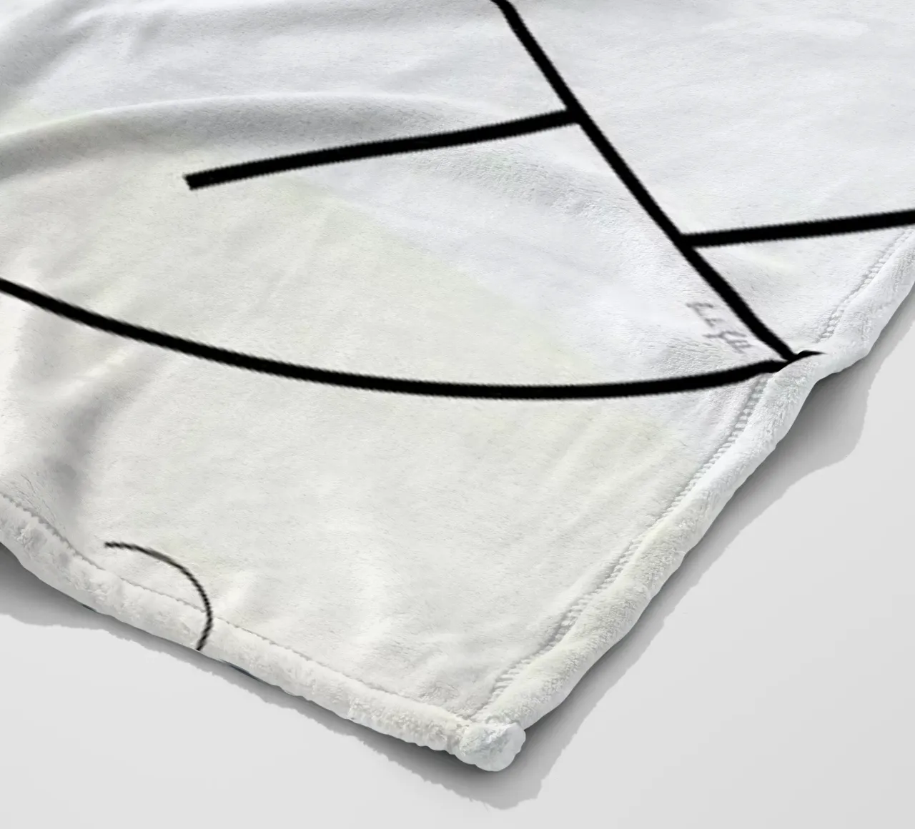 Geometric Shape coperta in pile da Linda Gobeta