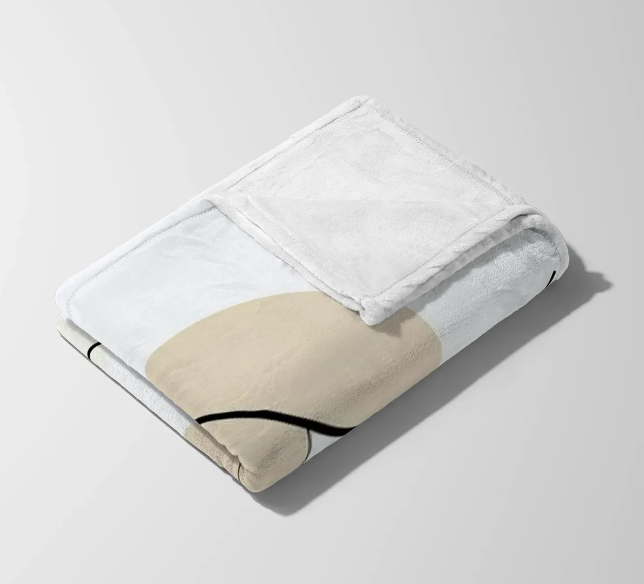 Geometric Shape coperta in pile da Linda Gobeta