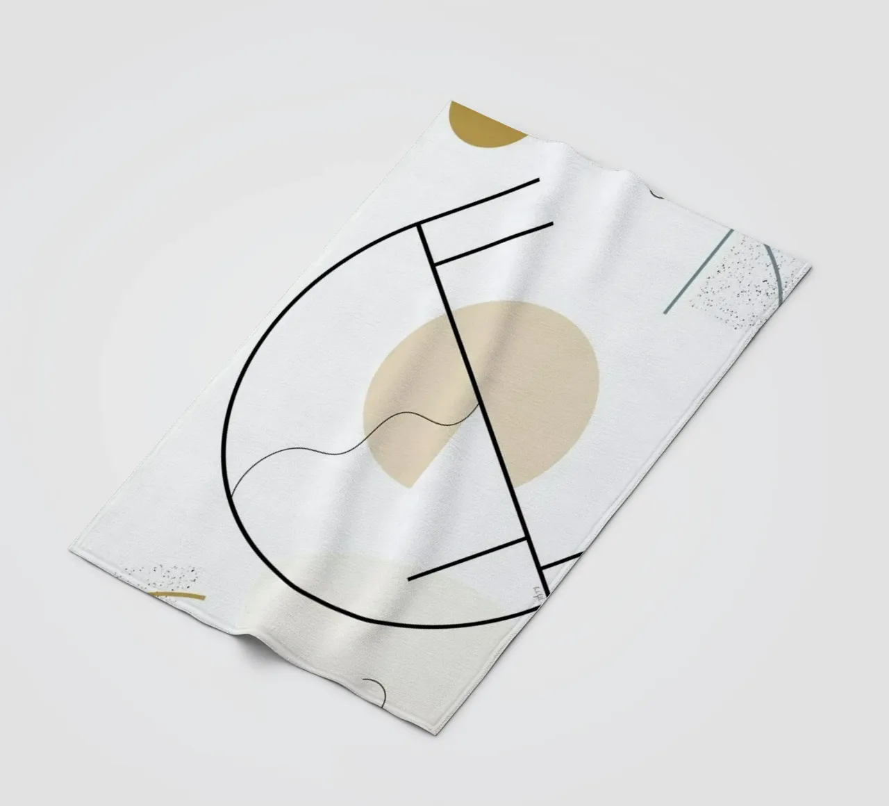 Geometric Shape Fleecedecke von Linda Gobeta