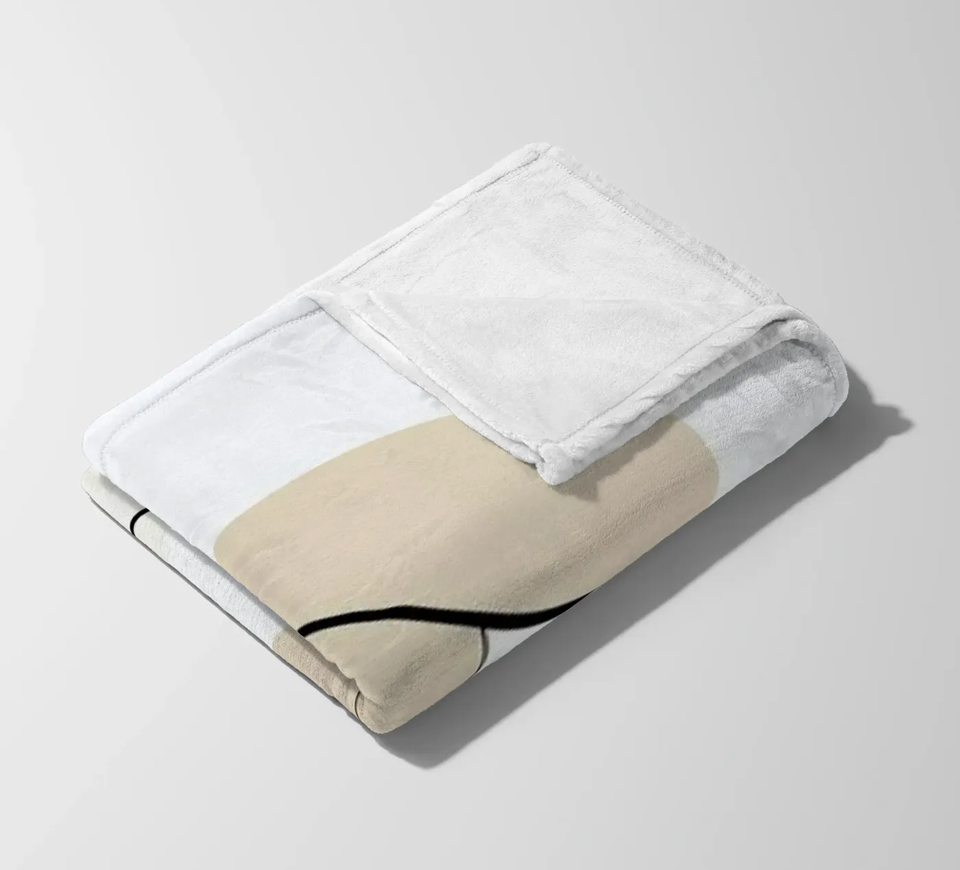 Geometric Shape plaid polaire de Linda Gobeta