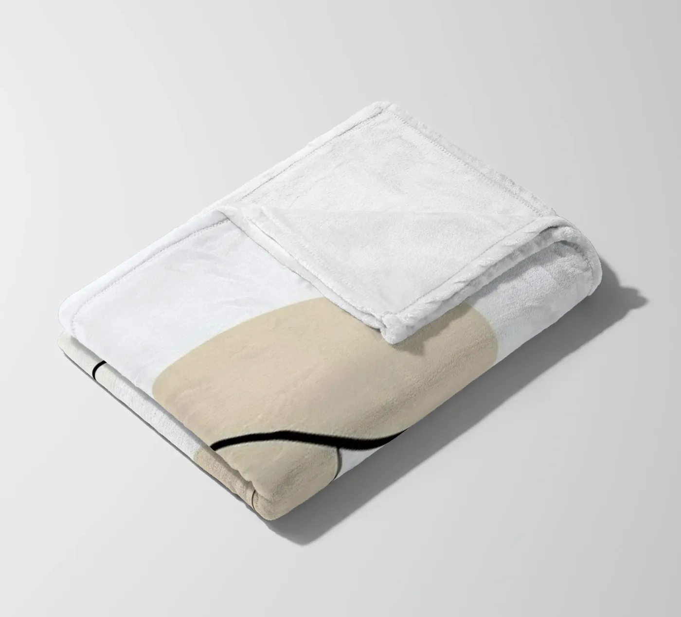 Geometric Shape plaid polaire de Linda Gobeta