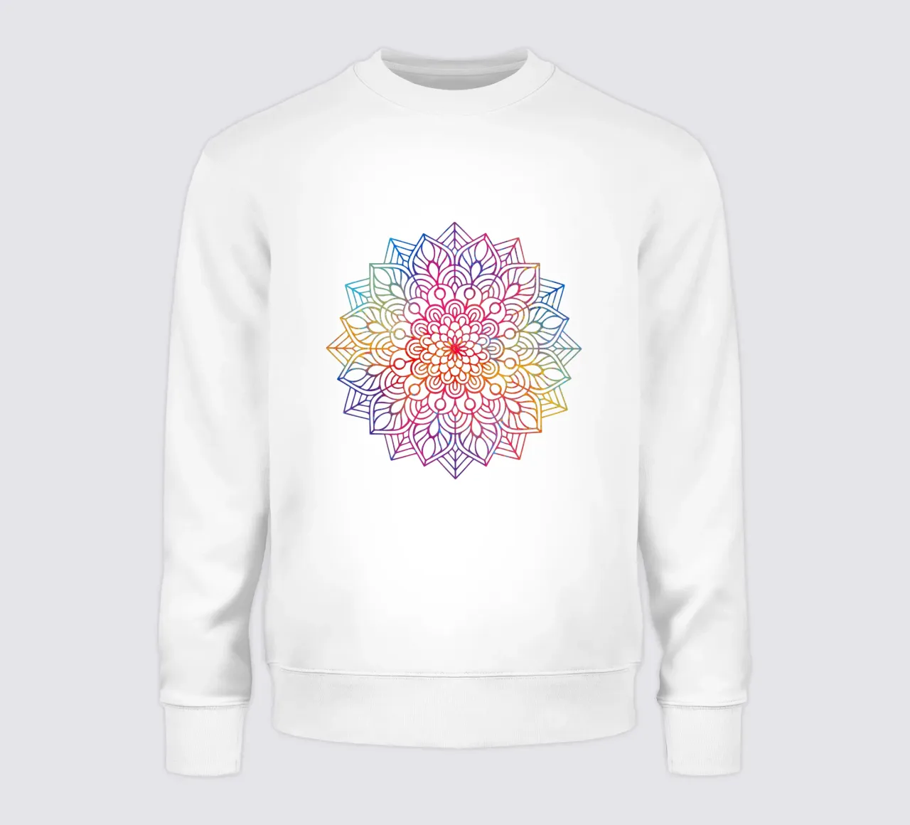 Mandala arcobaleno felpa da Spiritual Touch