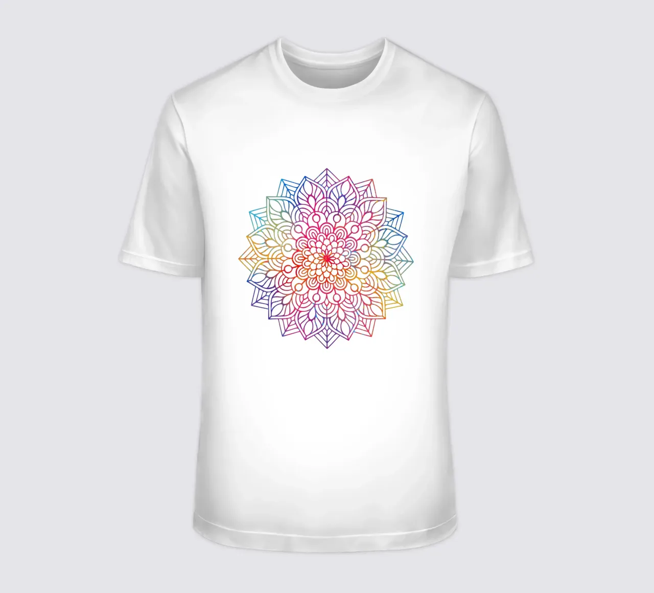 Mandala arcobaleno t-shirt da Spiritual Touch
