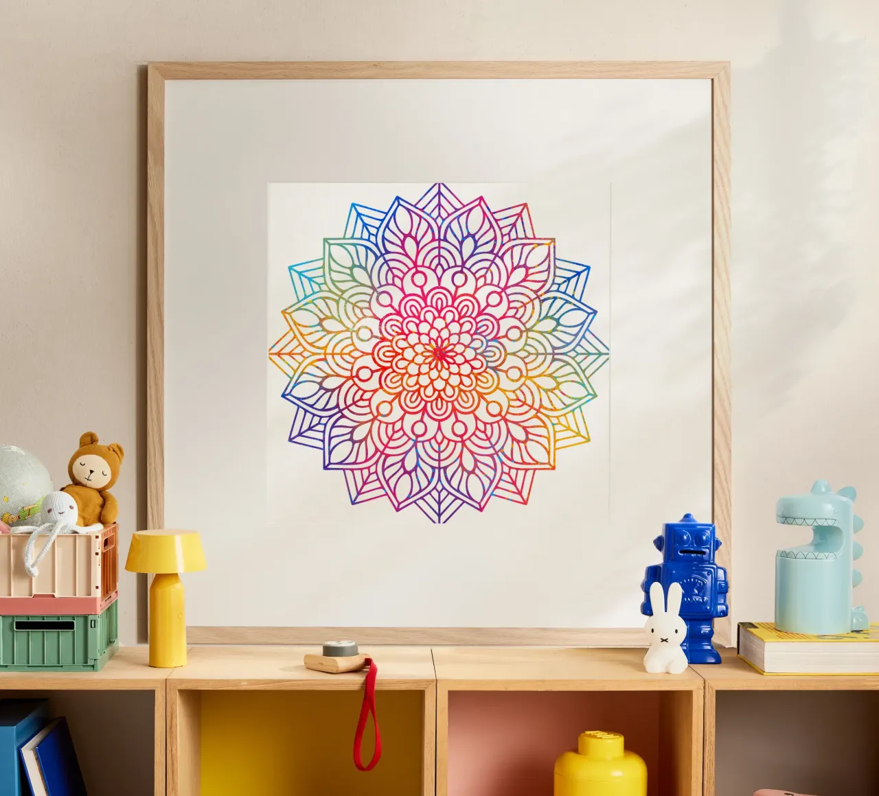 Mandala arcobaleno carta hahnemühle da Spiritual Touch