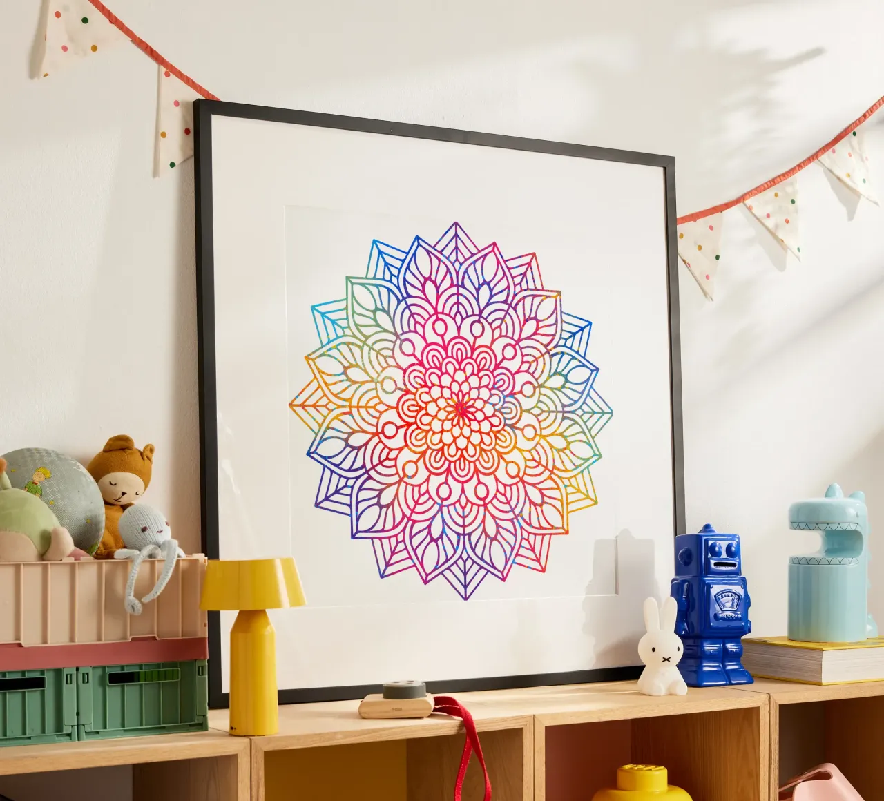 Mandala arcobaleno carta hahnemühle da Spiritual Touch