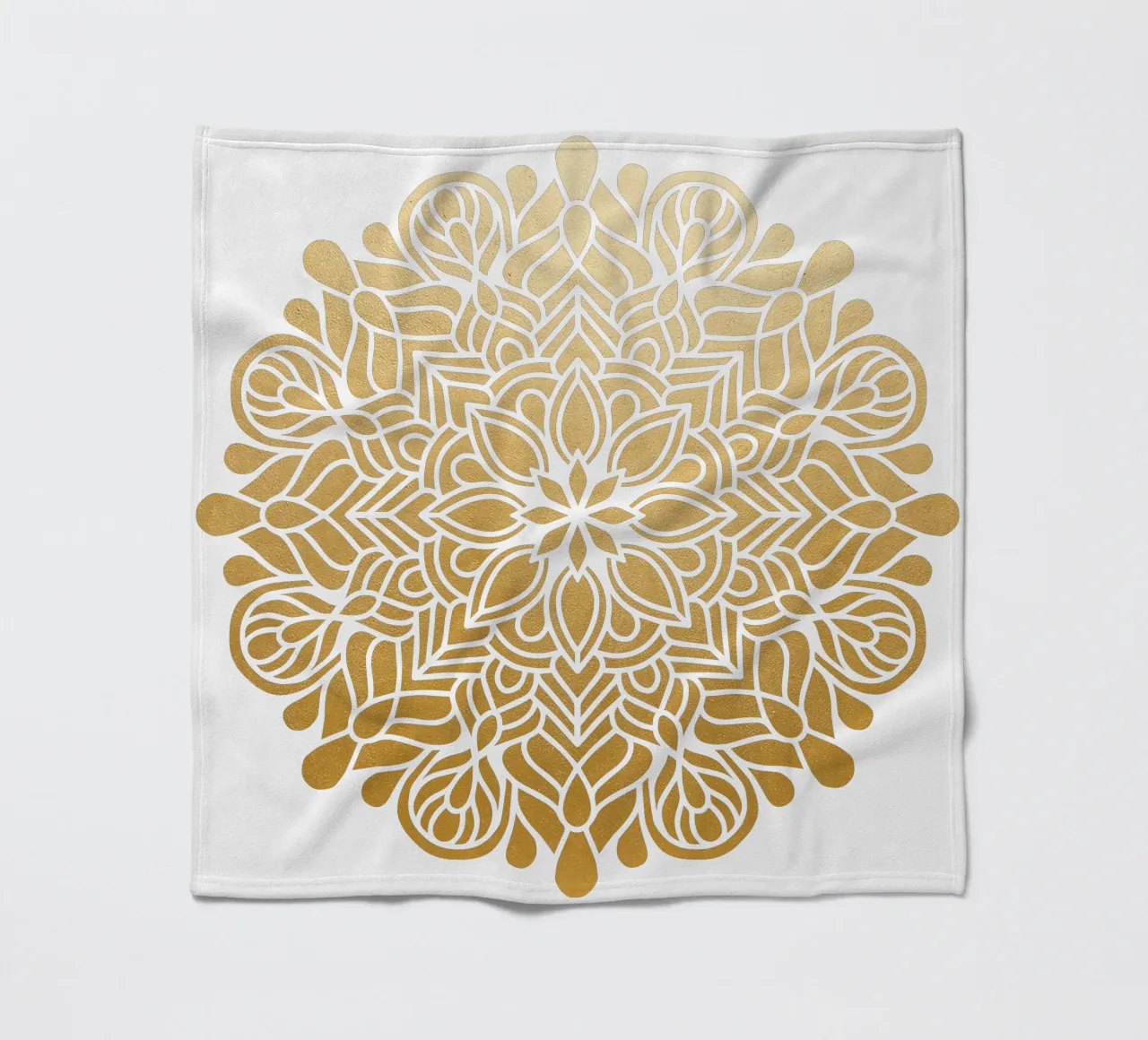 Mandala d'oro coperta in pile da Spiritual Touch