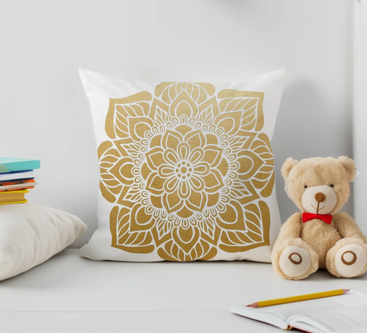 Mandala d'oro cuscino da Spiritual Touch