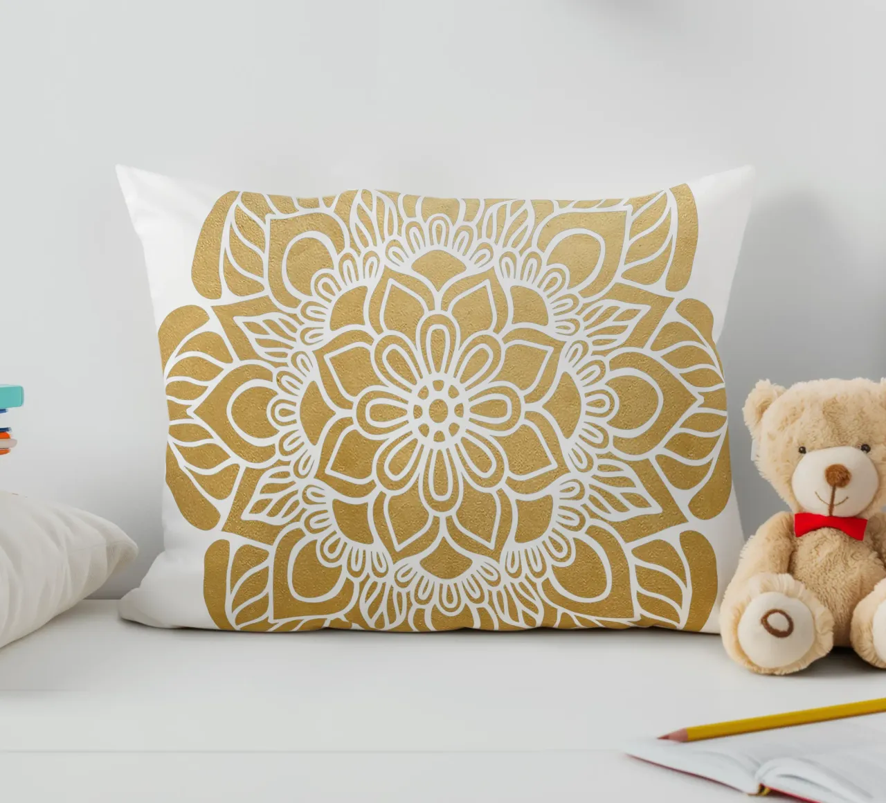 Mandala d'oro cuscino da Spiritual Touch