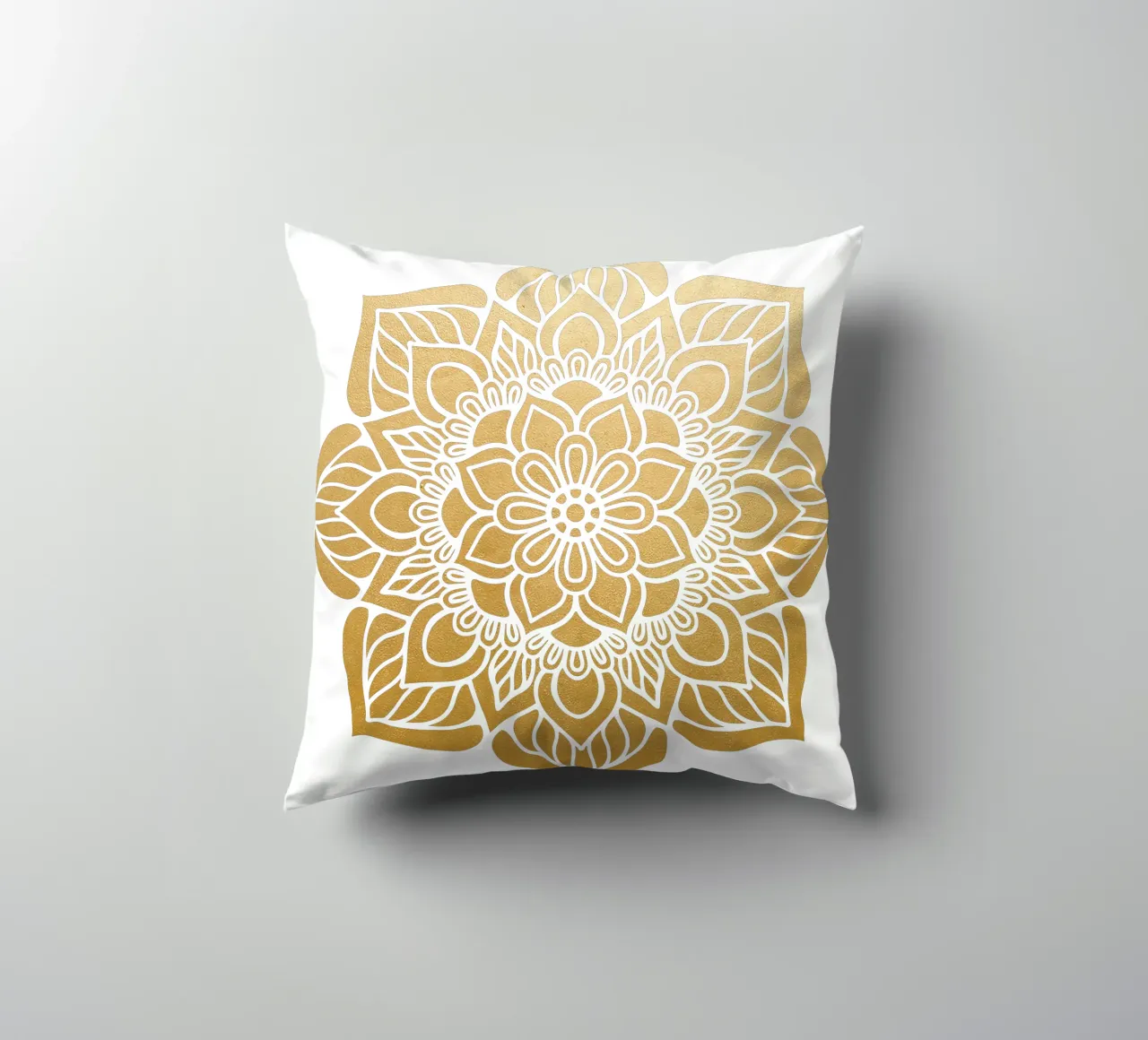 Mandala d'oro cuscino da Spiritual Touch