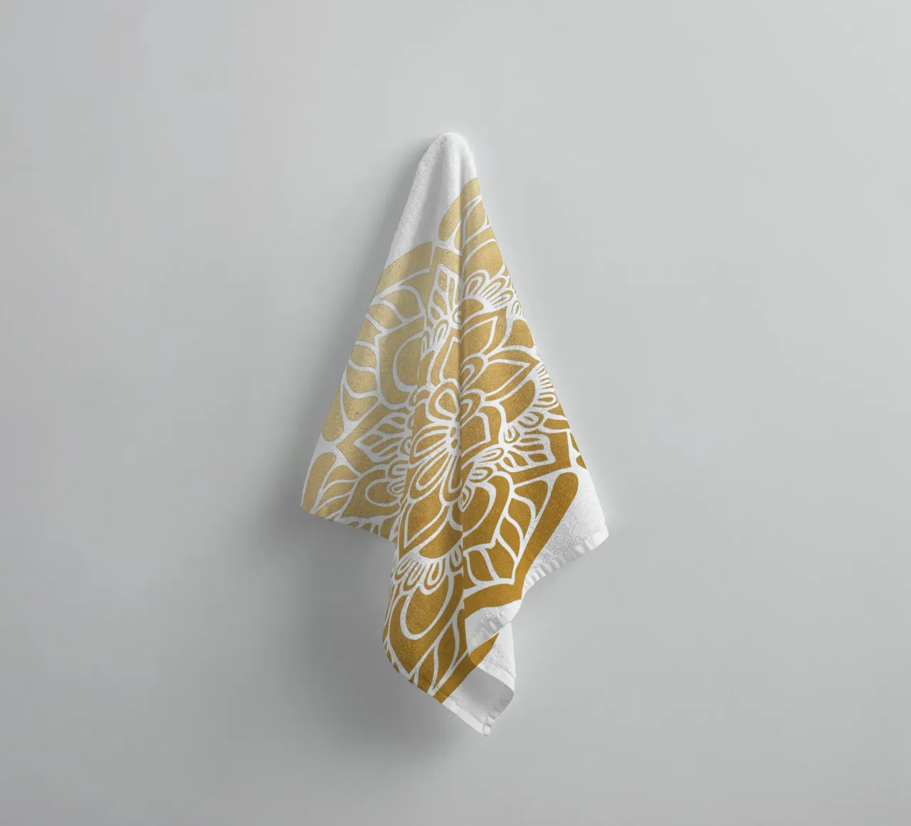 Mandala d'oro asciugamano da bagno da Spiritual Touch
