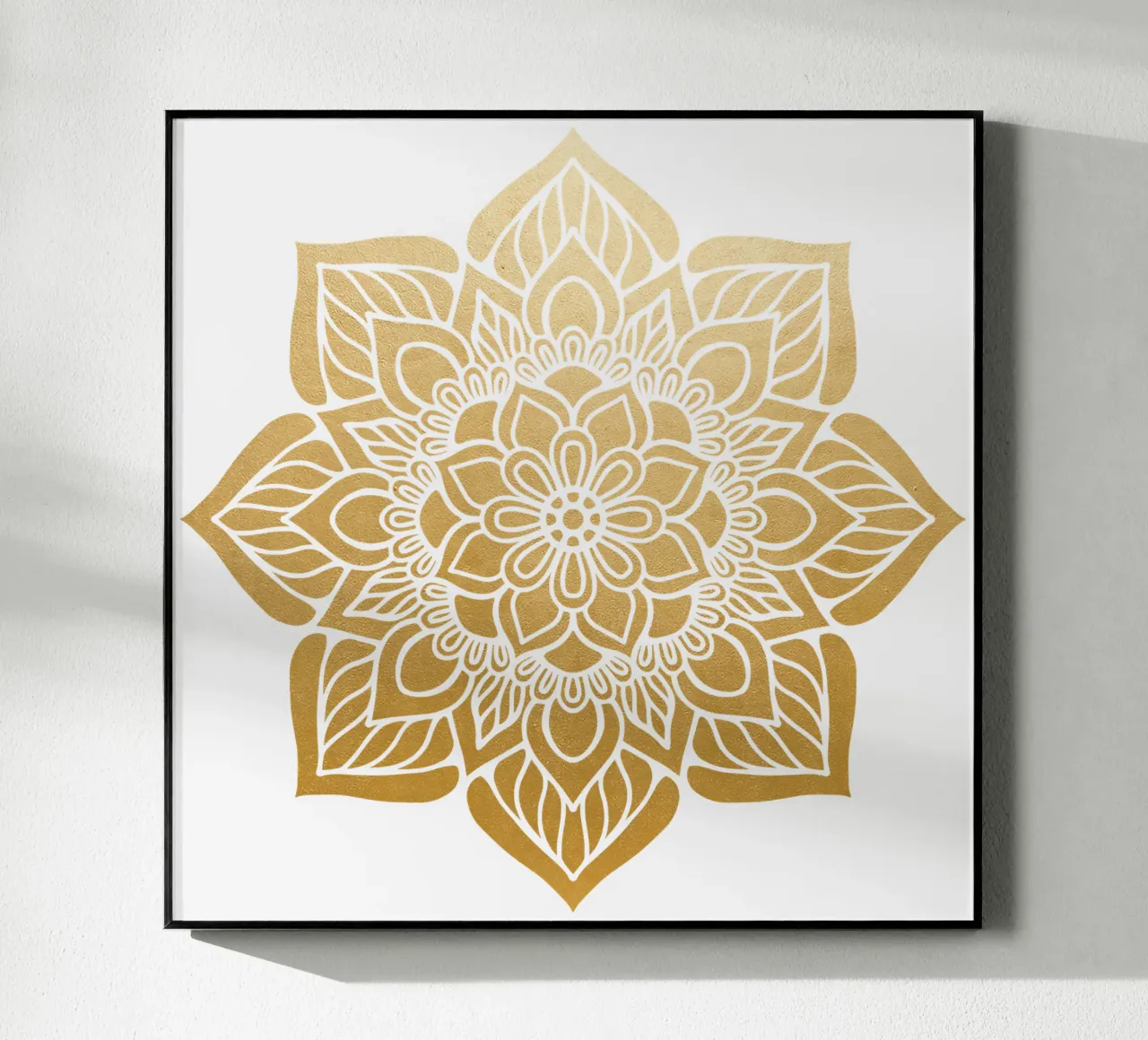 Mandala d'oro plexiglass da Spiritual Touch