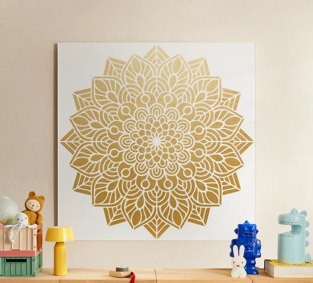 Mandala d'oro plexiglass da Spiritual Touch