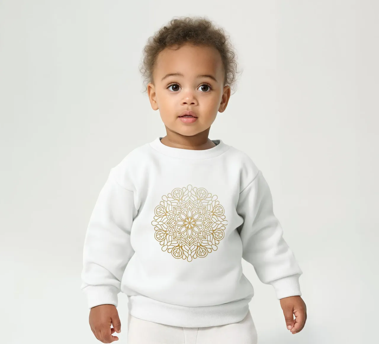Mandala d'oro felpa neonato da Spiritual Touch