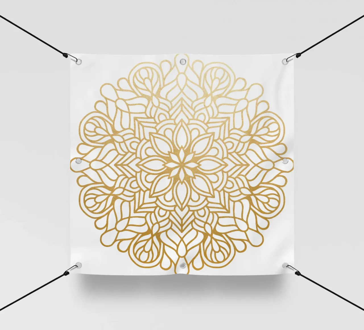 Mandala d'oro telo in pvc da Spiritual Touch