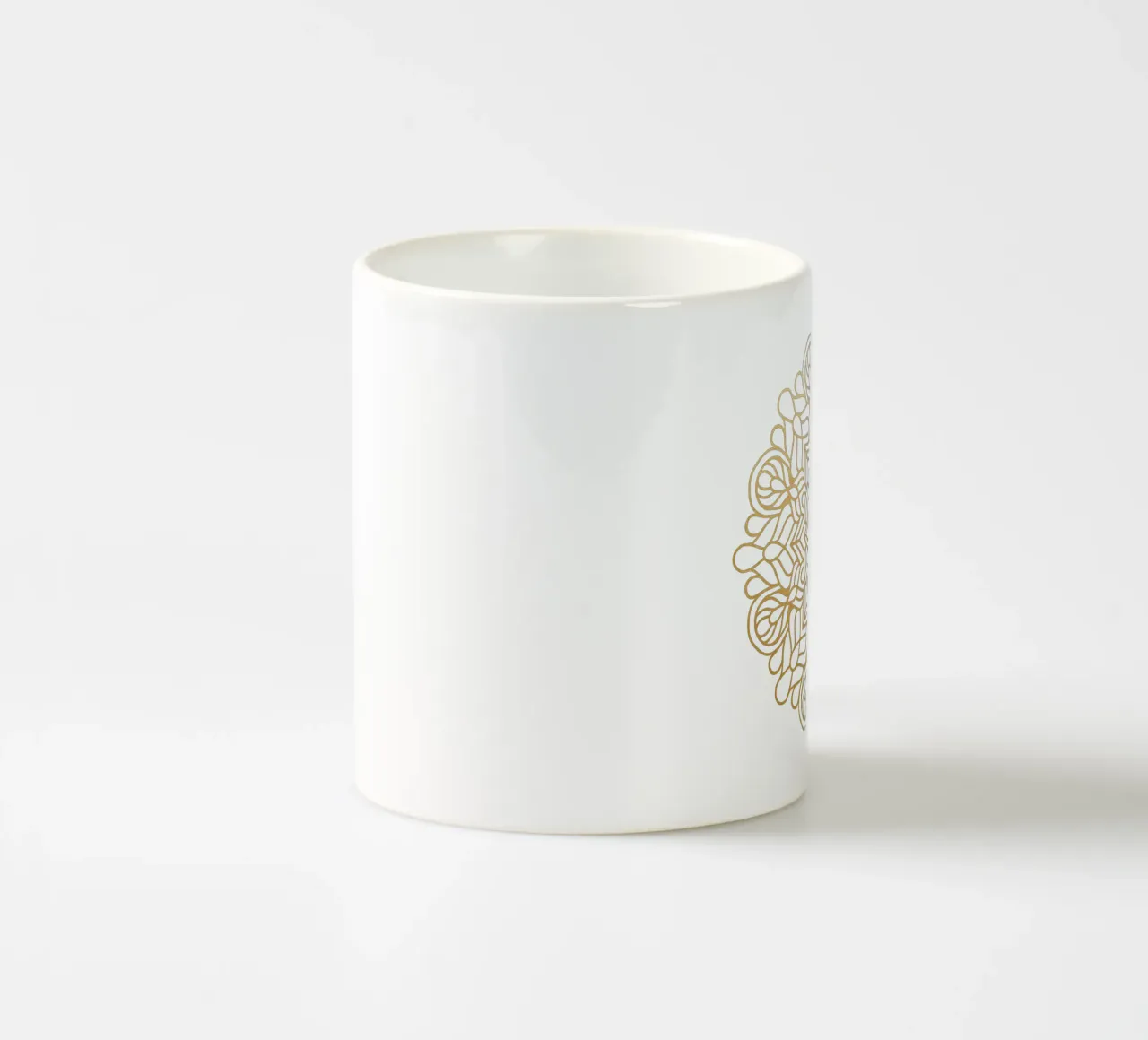 Mandala d'oro tazza in ceramica da Spiritual Touch
