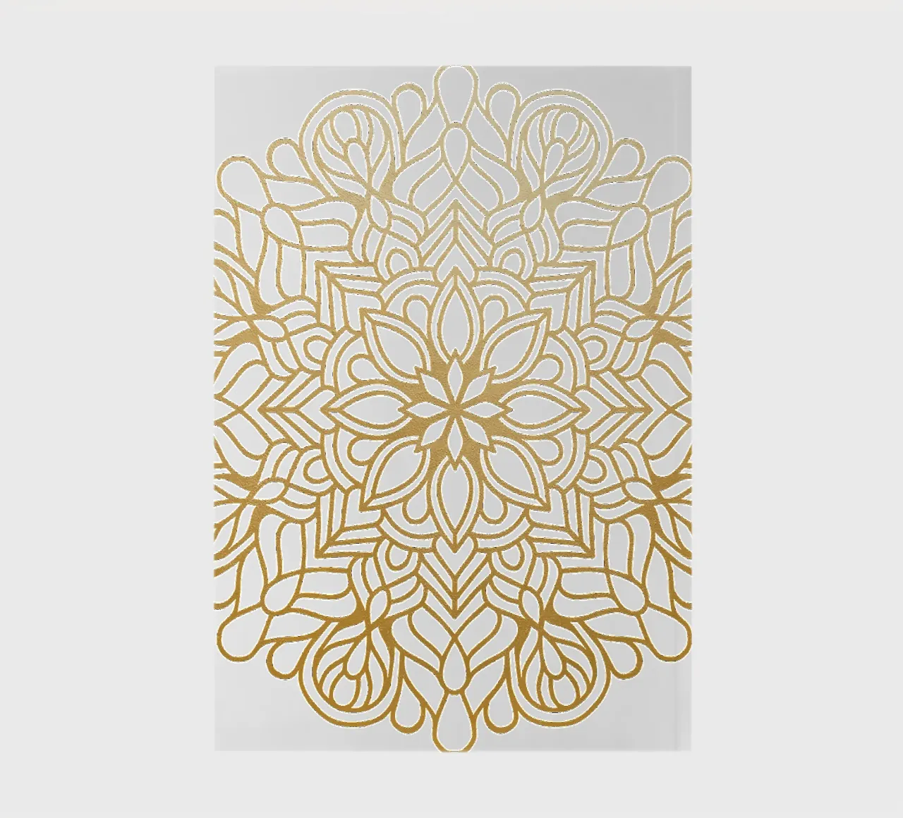 Mandala d'or carnet de notes de Spiritual Touch