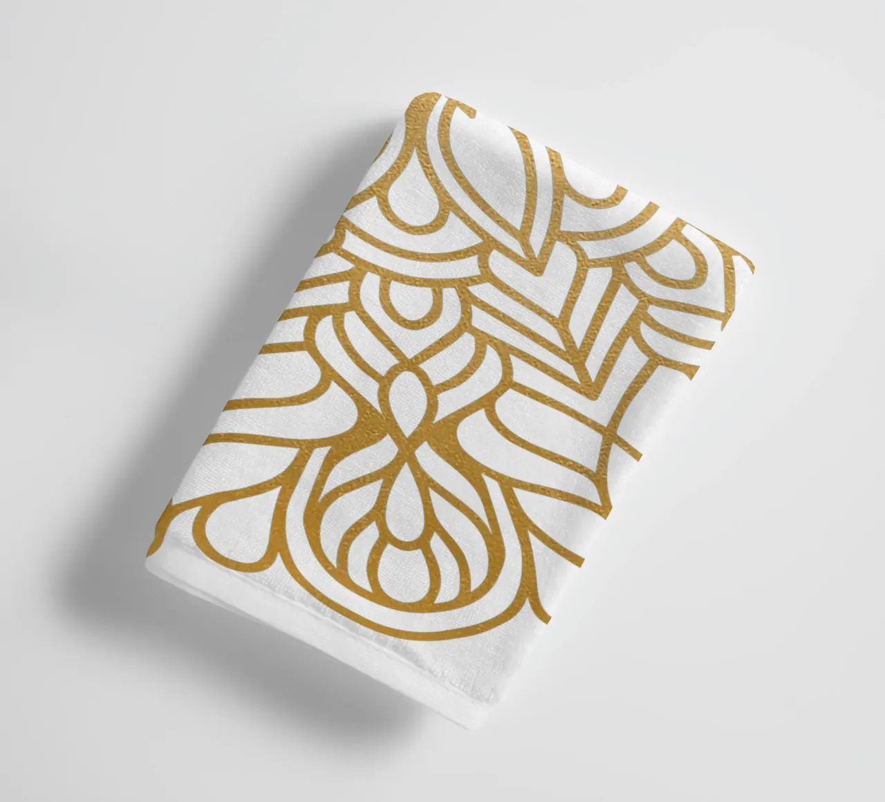 Mandala d'oro asciugamano da bagno da Spiritual Touch
