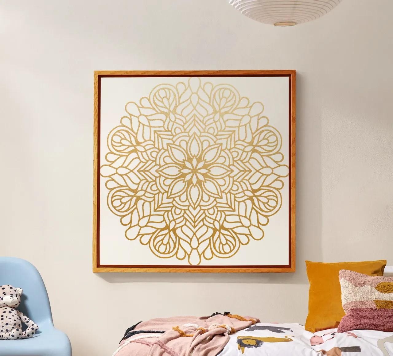 Mandala d'oro plexiglass da Spiritual Touch