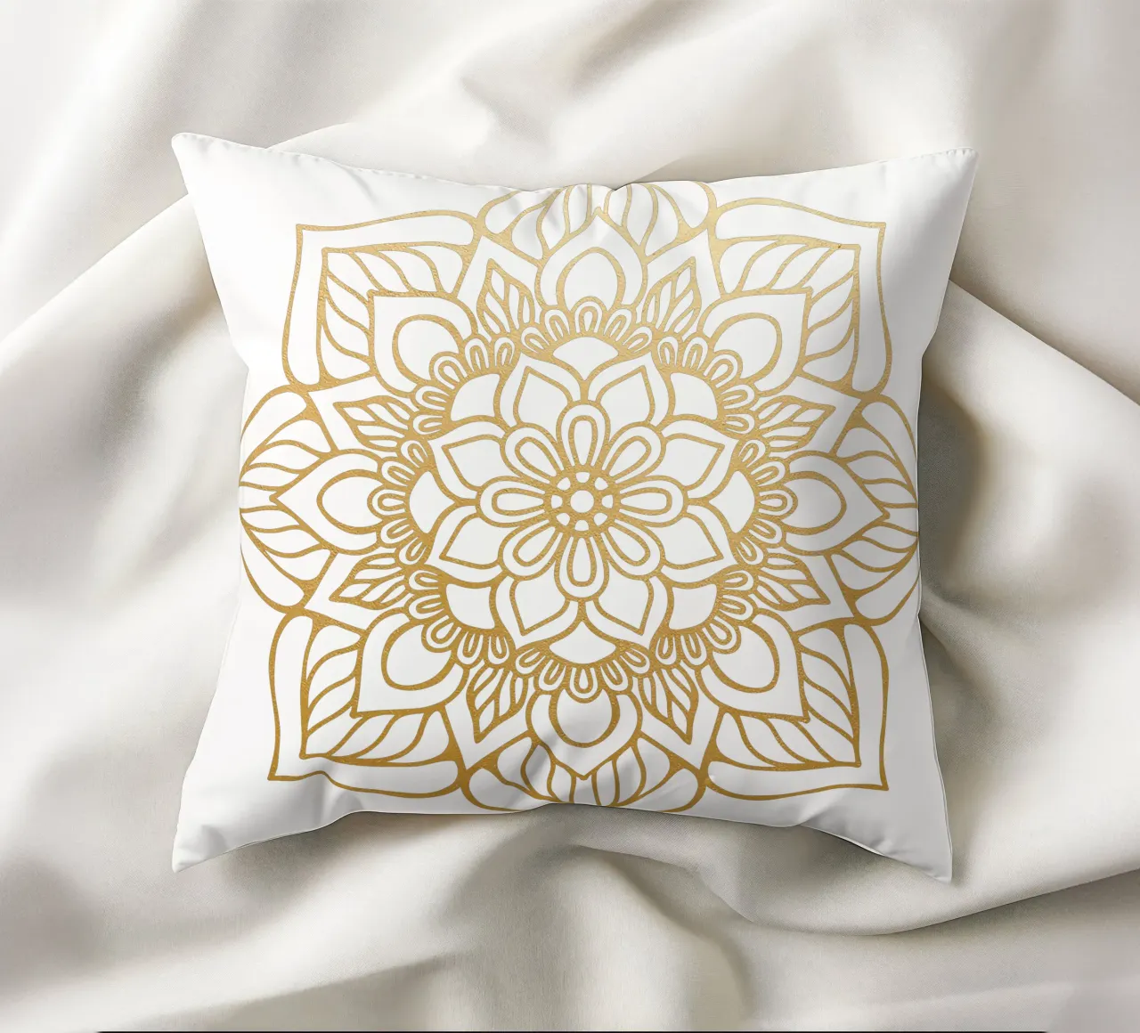 Mandala d'oro cuscino da Spiritual Touch