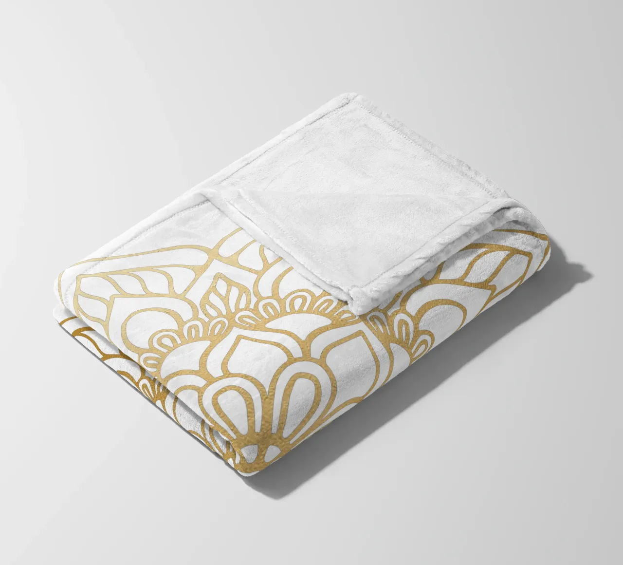 Mandala d'oro coperta in pile da Spiritual Touch