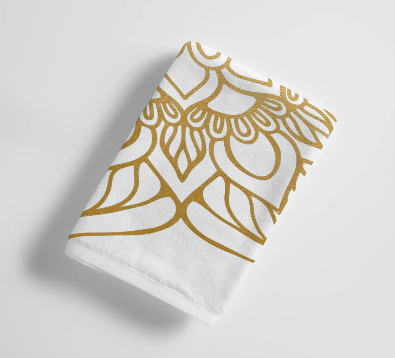 Mandala d'oro asciugamano da bagno da Spiritual Touch