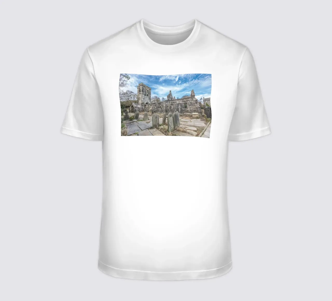 Chiesa di Heptonstall t-shirt da Dave Hare Photography