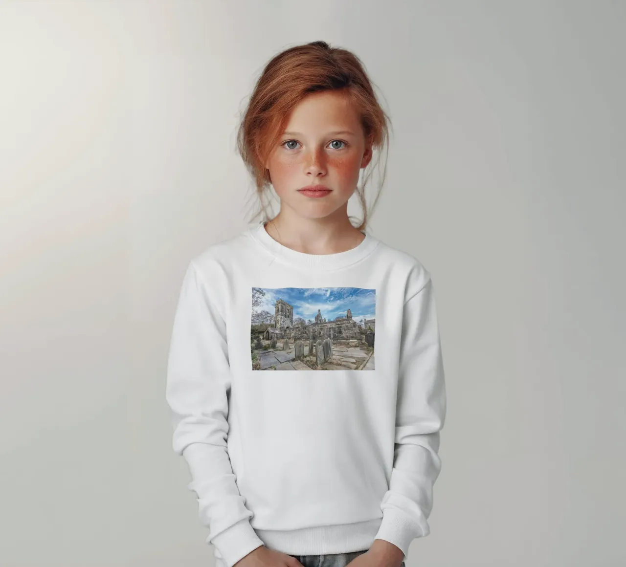 Chiesa di Heptonstall felpa bambino da Dave Hare Photography