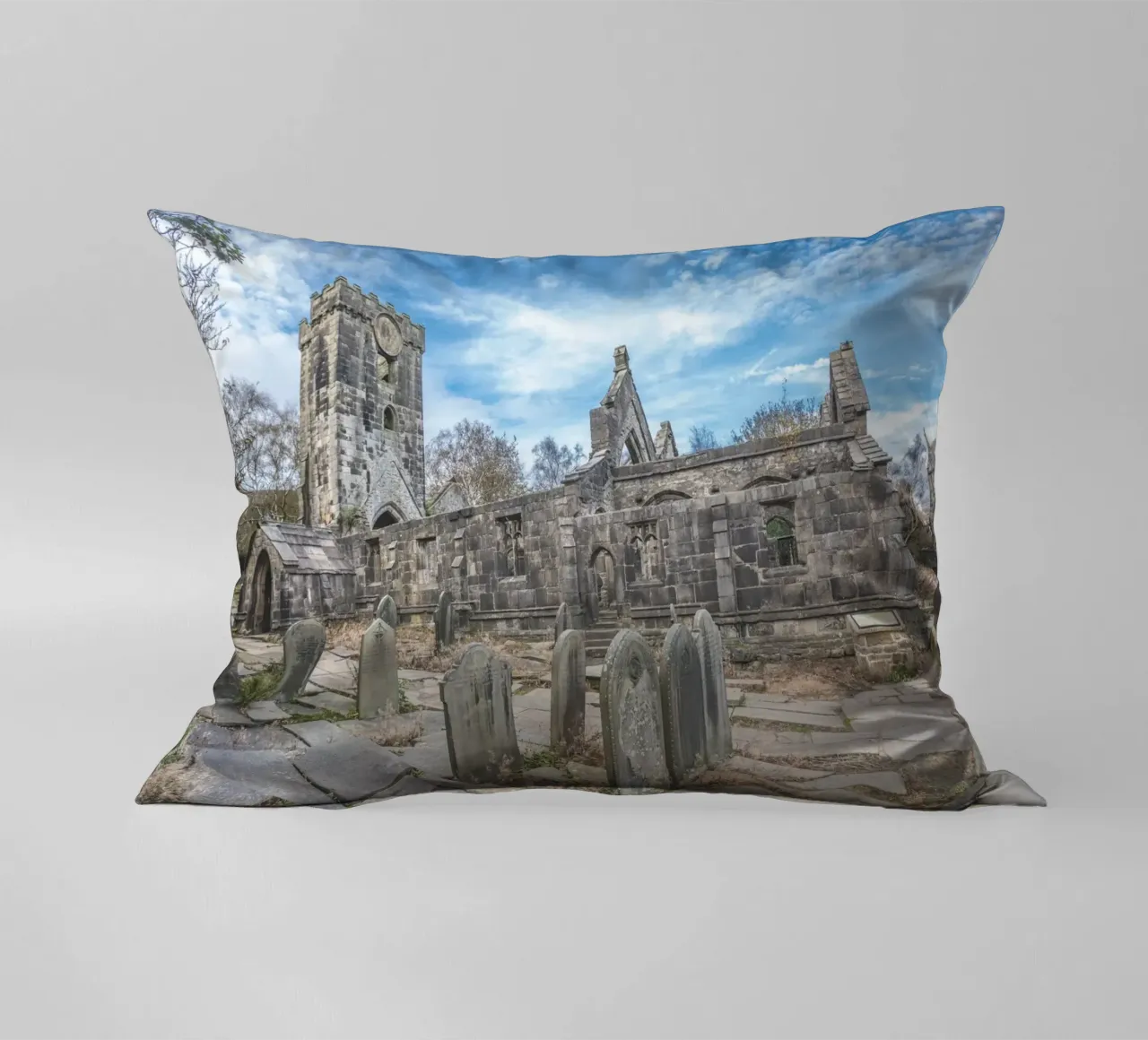 Chiesa di Heptonstall cuscino da Dave Hare Photography