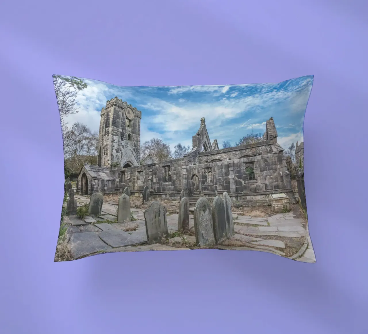Chiesa di Heptonstall cuscino da Dave Hare Photography