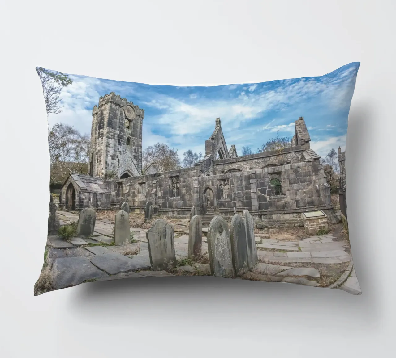 Chiesa di Heptonstall cuscino da Dave Hare Photography