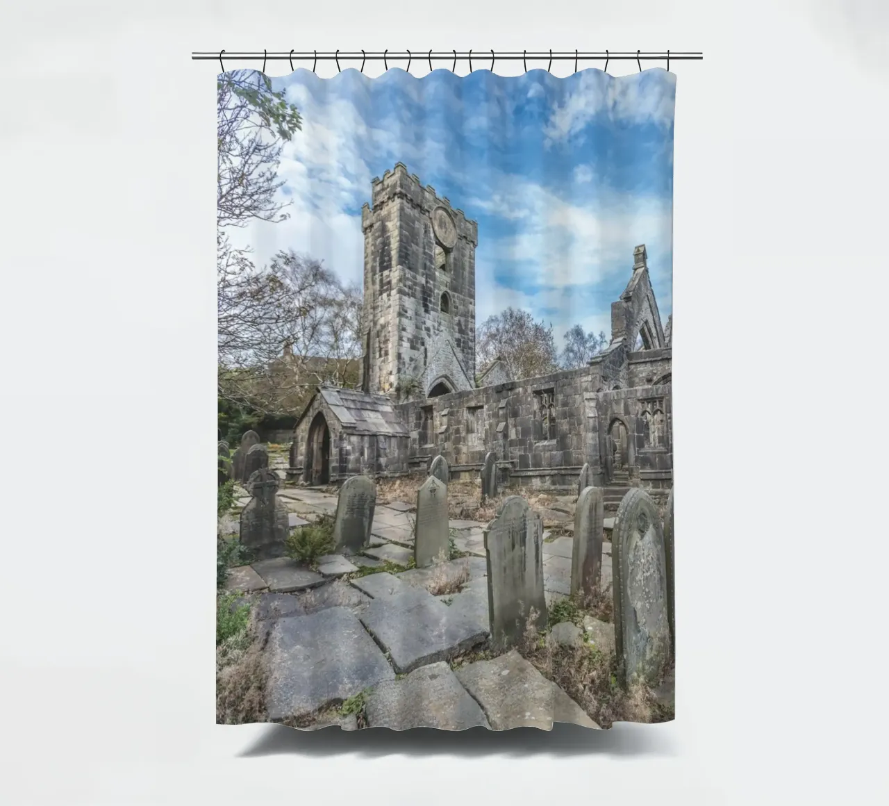 Chiesa di Heptonstall tenda da doccia da Dave Hare Photography