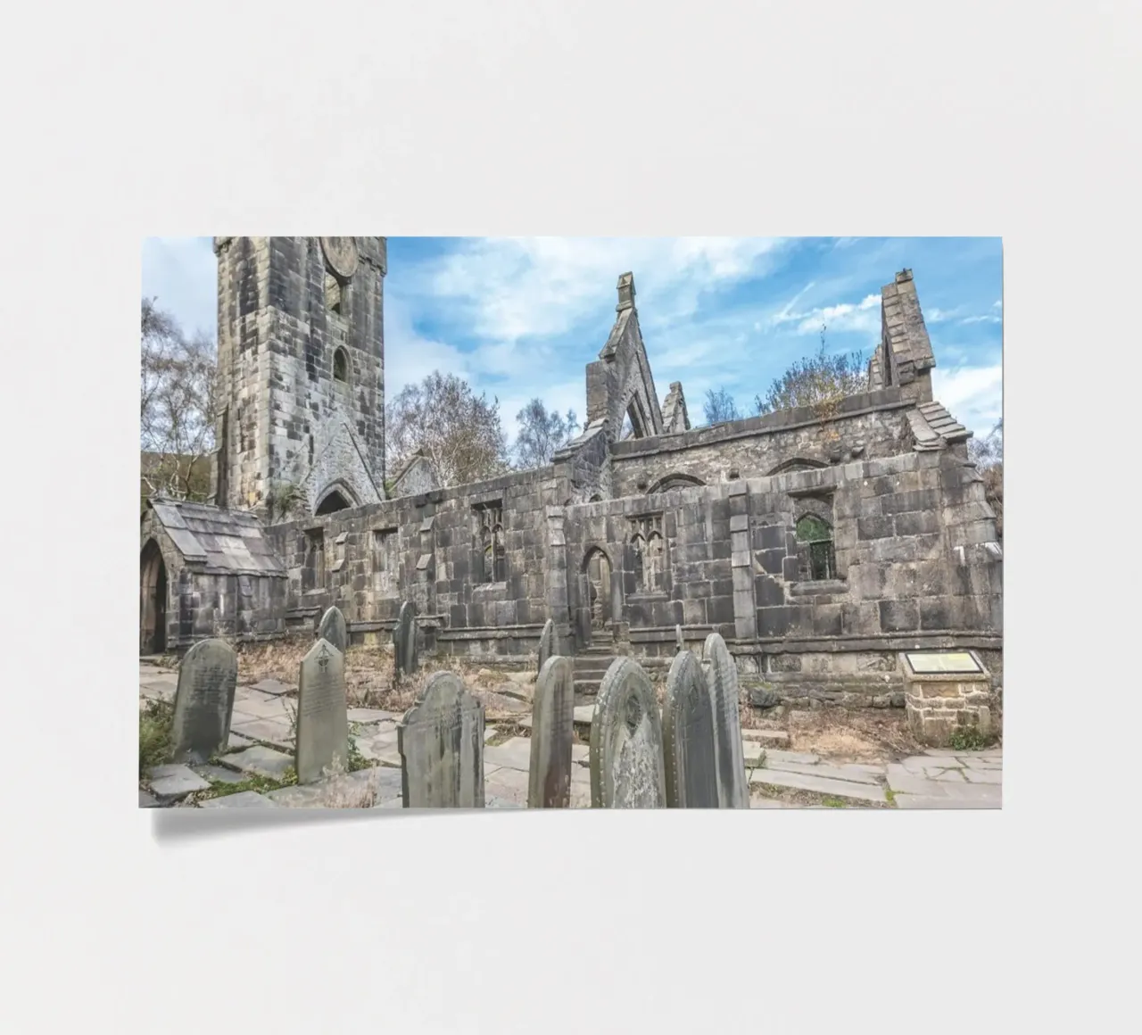 Chiesa di Heptonstall foglio adesivo da Dave Hare Photography