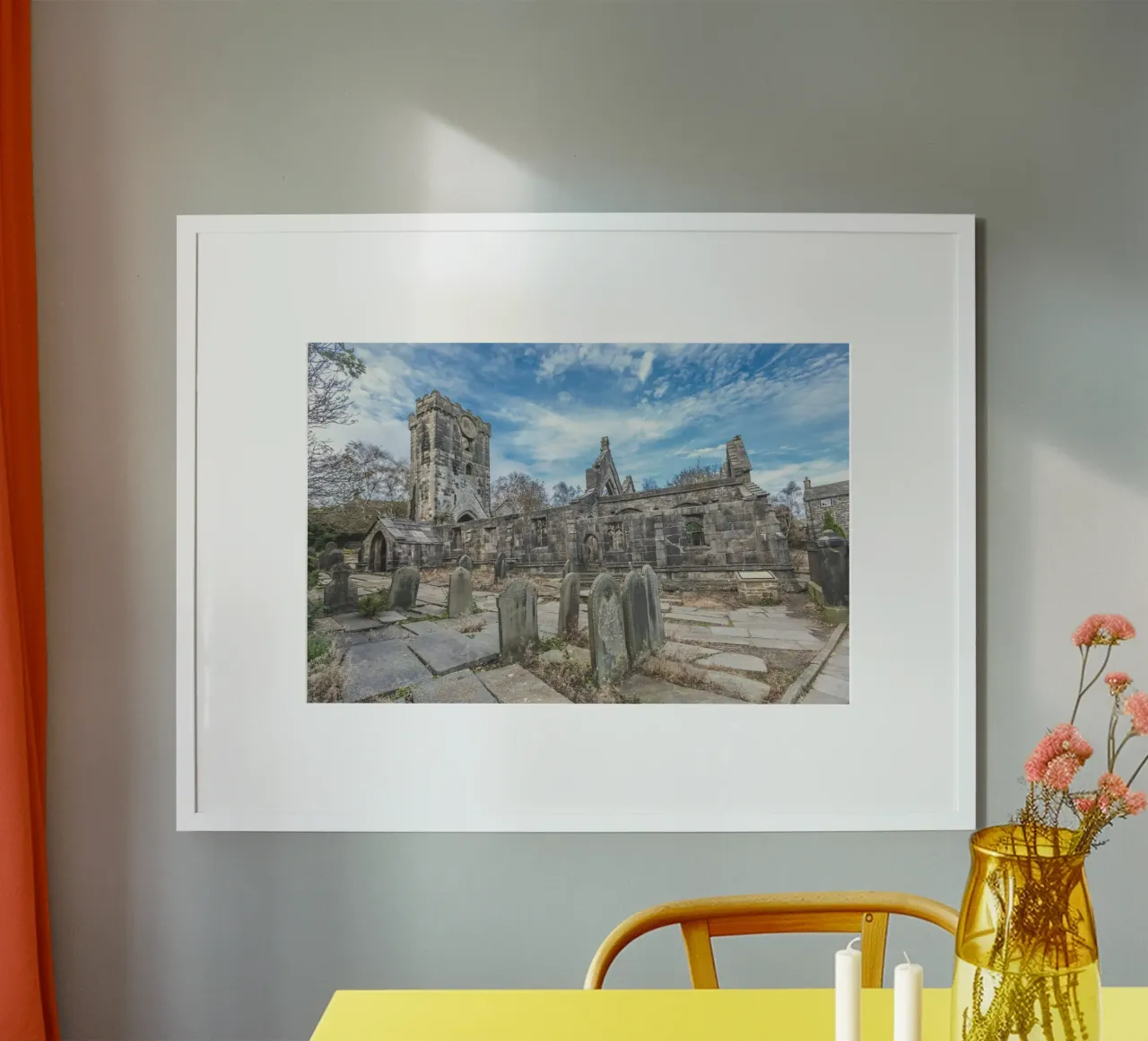 Chiesa di Heptonstall carta hahnemühle da Dave Hare Photography