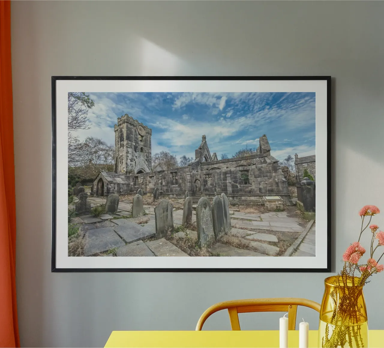 Chiesa di Heptonstall carta hahnemühle da Dave Hare Photography