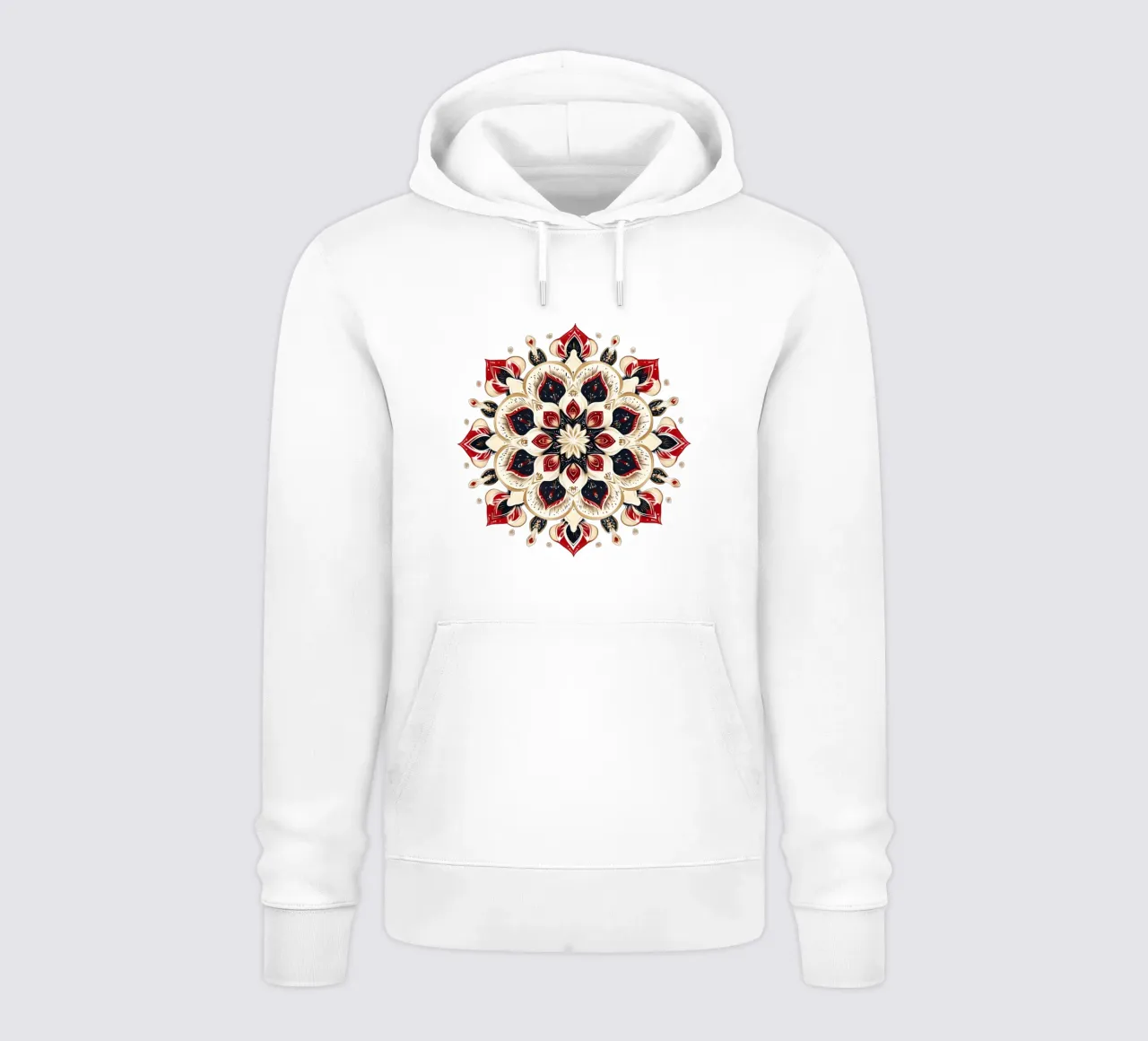 Mandala di Natale felpa con cappuccio da Spiritual Touch
