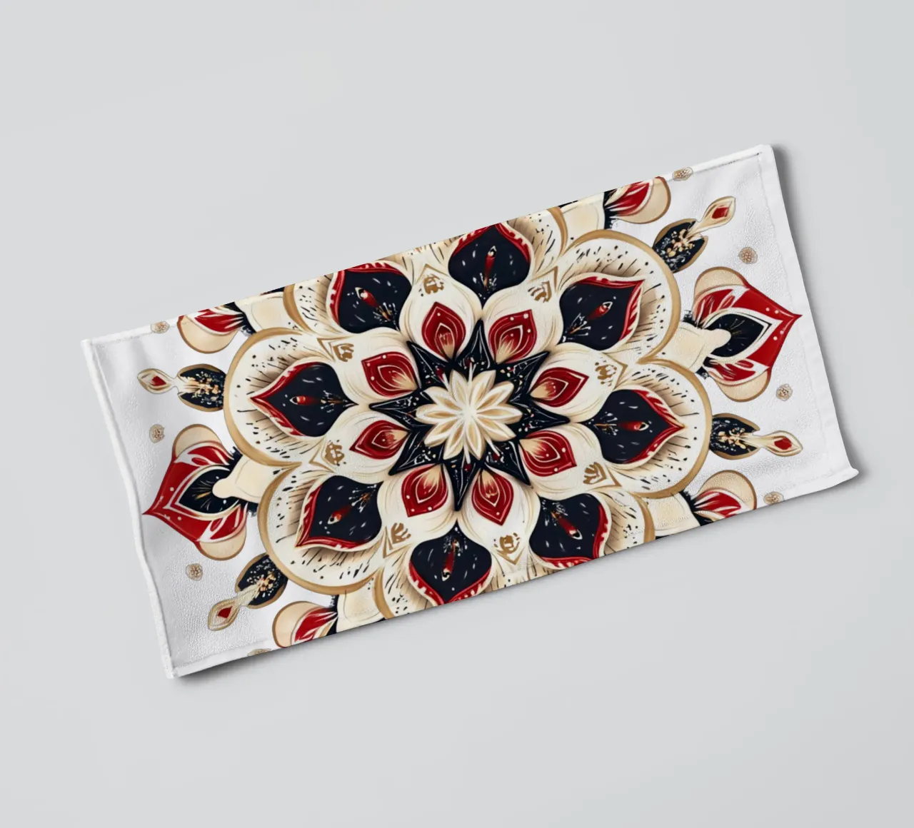 Mandala di Natale asciugamano da bagno da Spiritual Touch