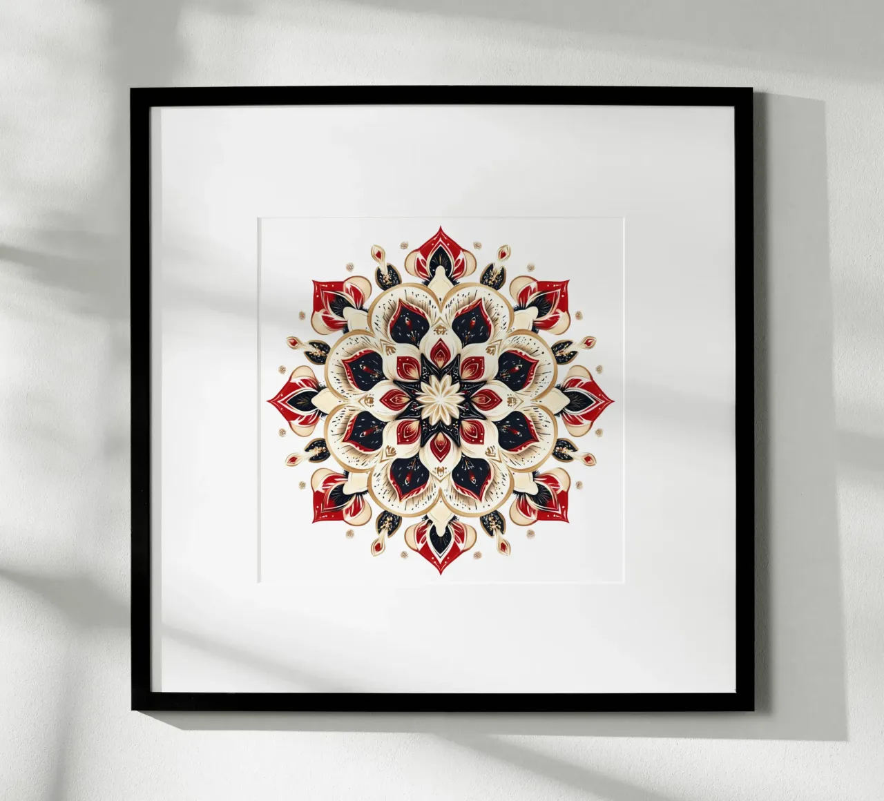 Mandala de Navidad poster de Spiritual Touch