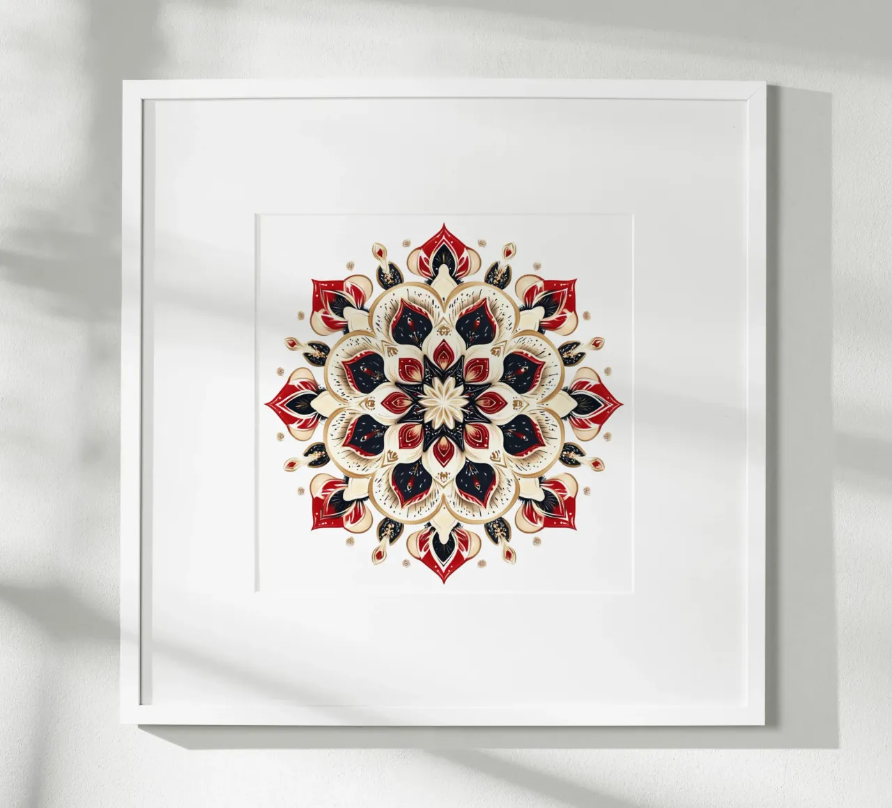Mandala de Navidad poster de Spiritual Touch