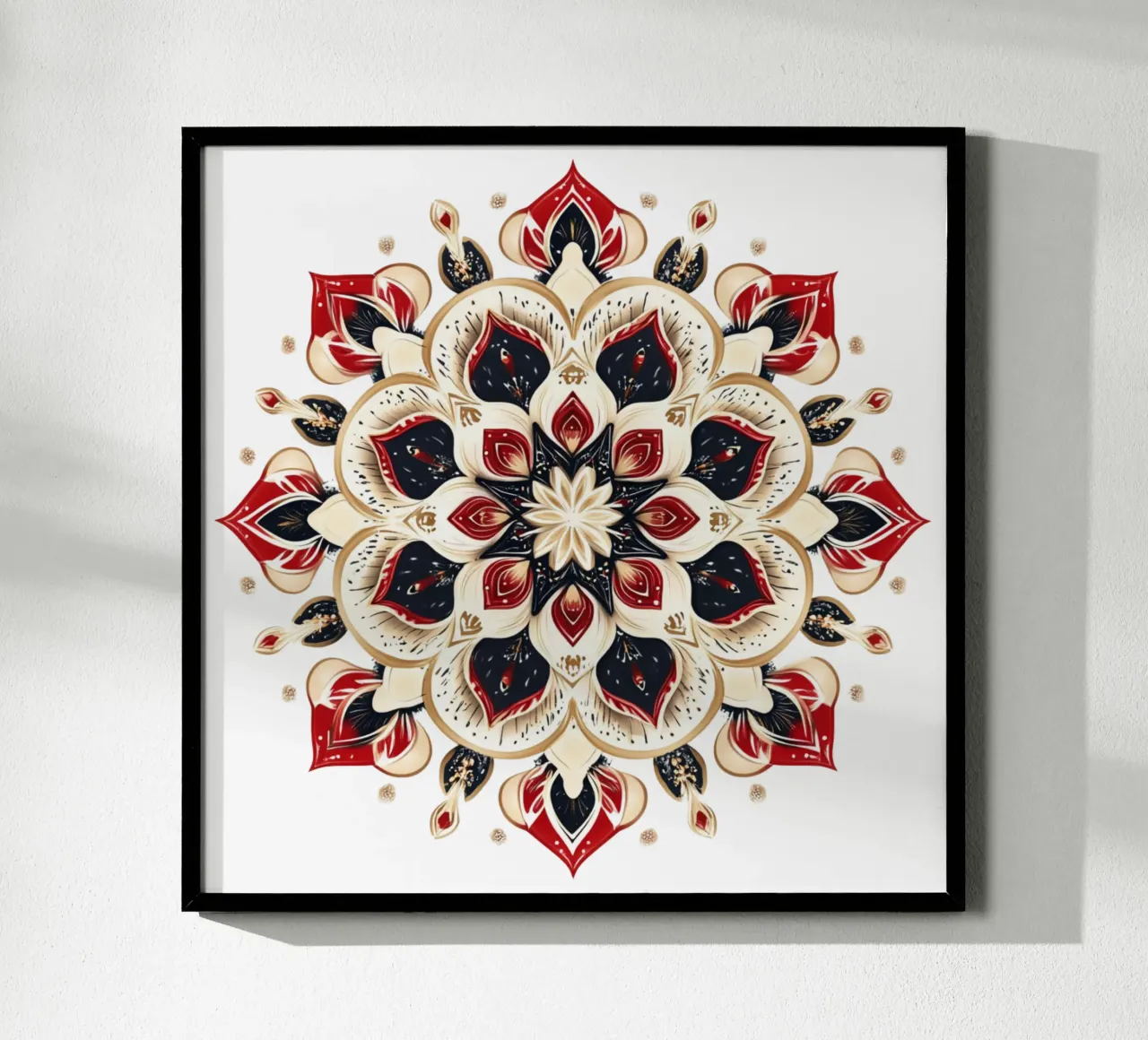 Mandala de Navidad poster de Spiritual Touch