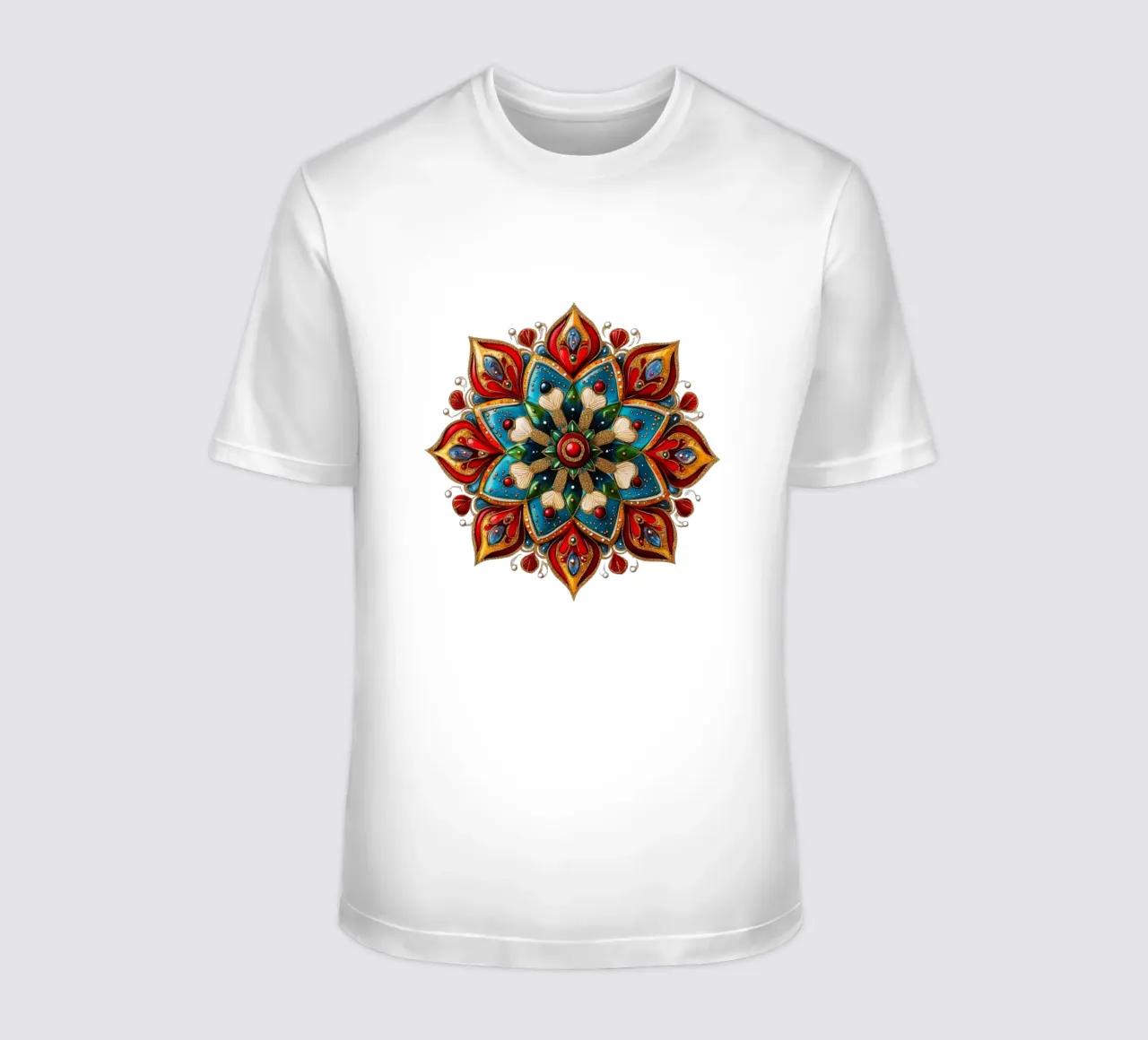 Weihnachts-Mandala T-Shirt von Spiritual Touch