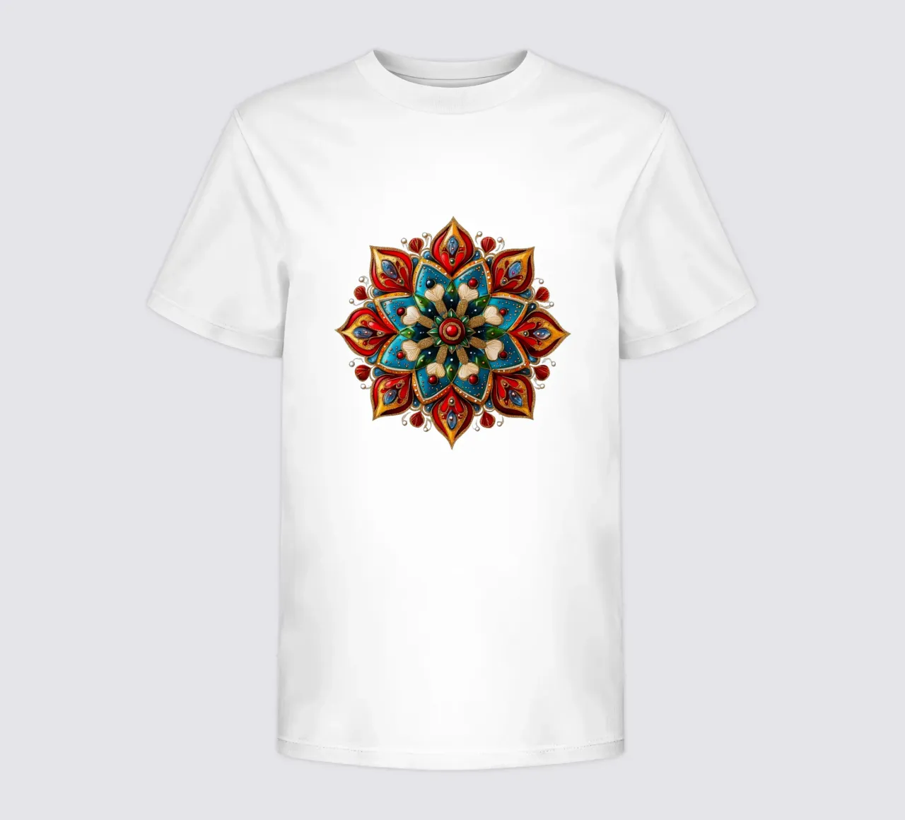 Weihnachts-Mandala Kinder T-Shirt von Spiritual Touch