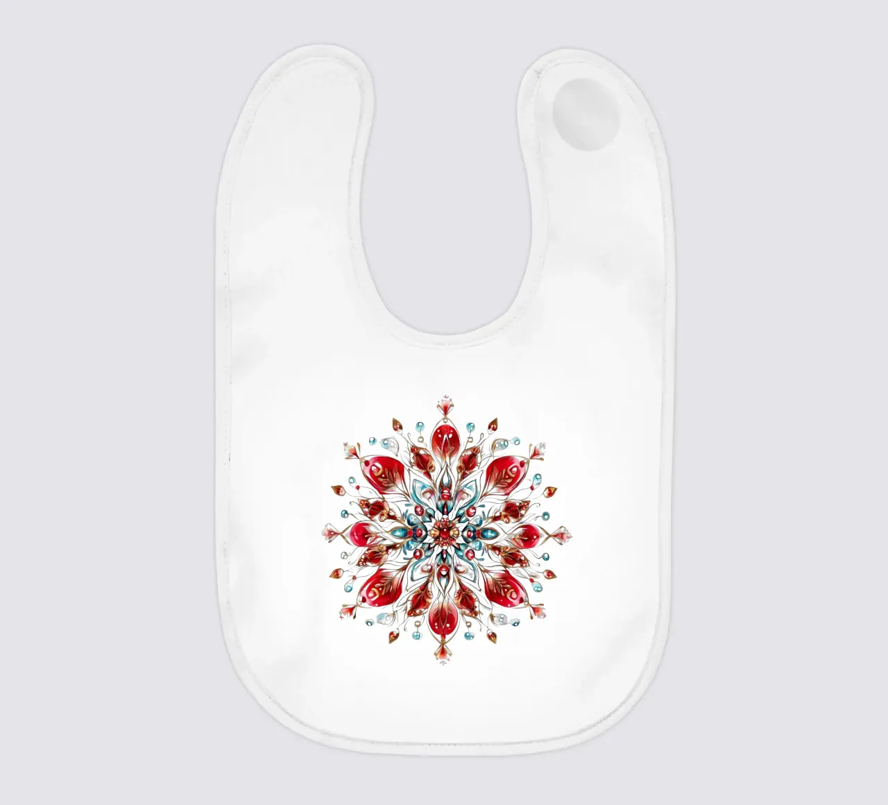 Mandala di Natale bavaglino da Spiritual Touch