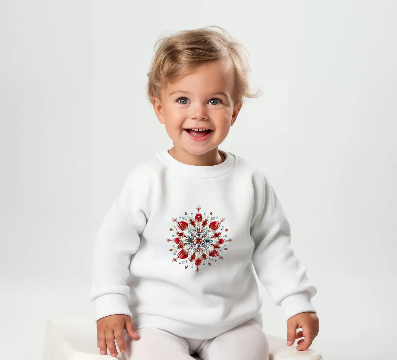Mandala di Natale felpa neonato da Spiritual Touch