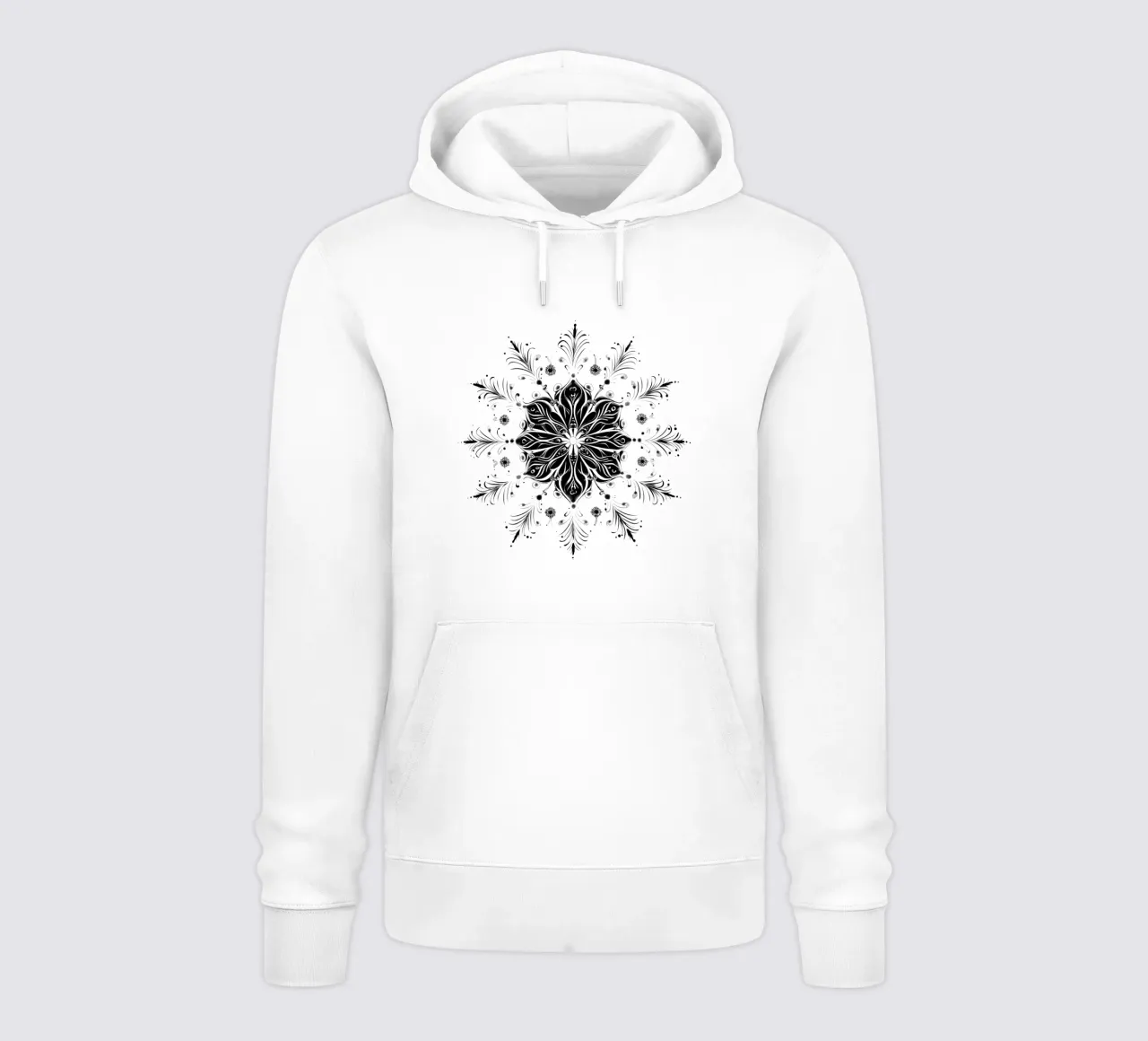 Mandala di Natale felpa con cappuccio da Spiritual Touch