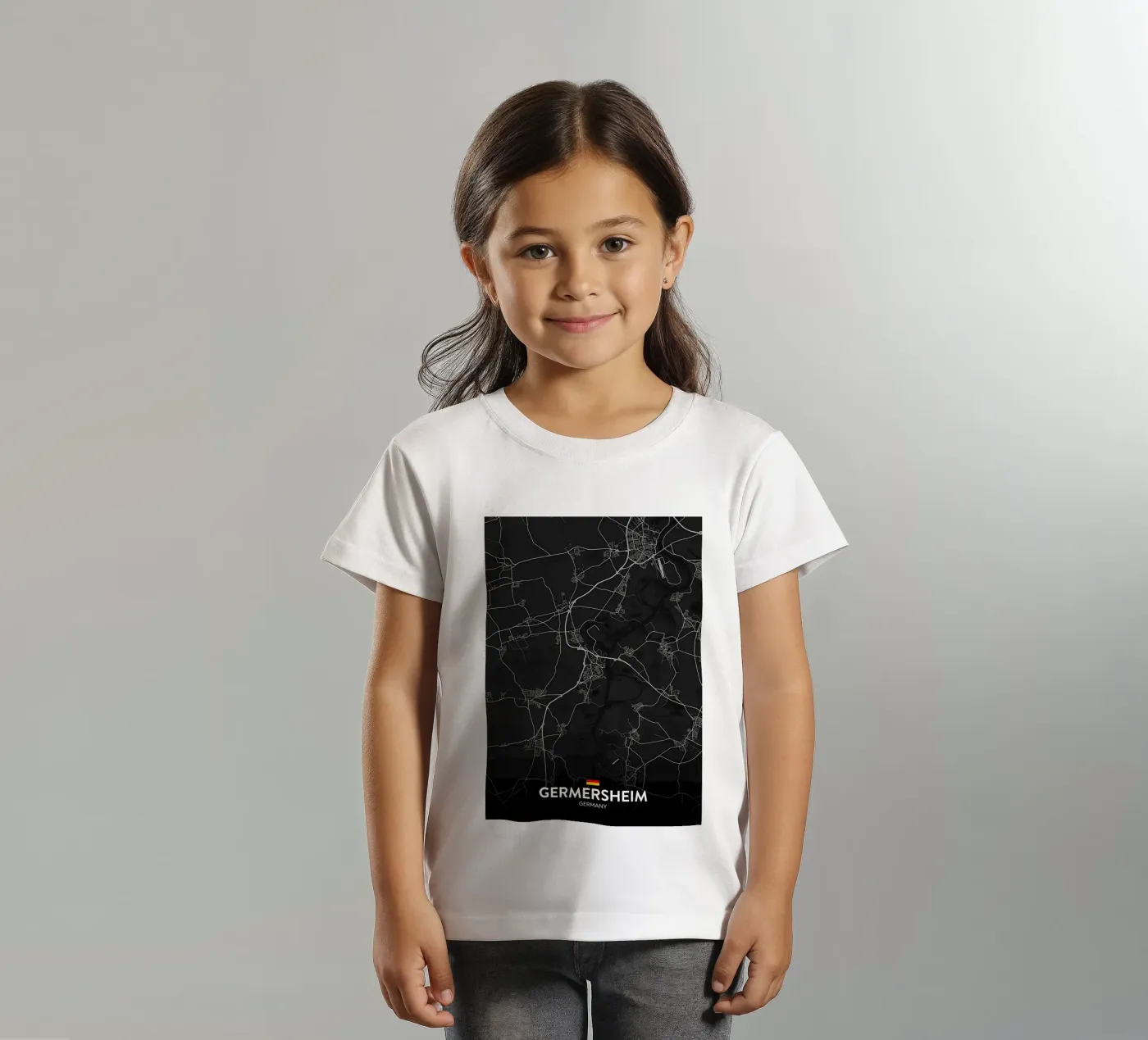 map kinder t-shirt van Christopher Adams